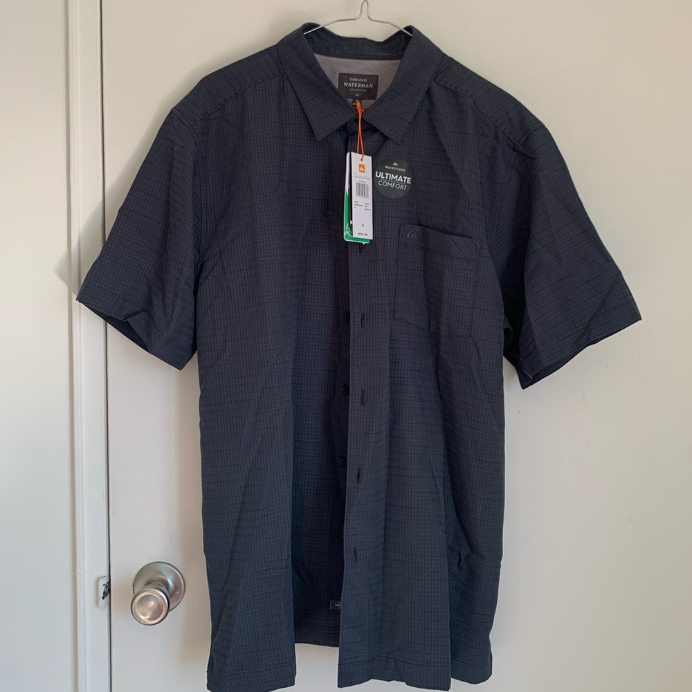 Men’s Quiksilver Waterman Collection button-down shirt - size M - NWT